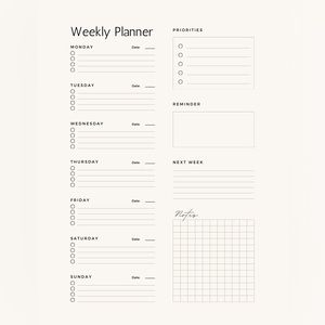 Monthly and yearly planer with a binder